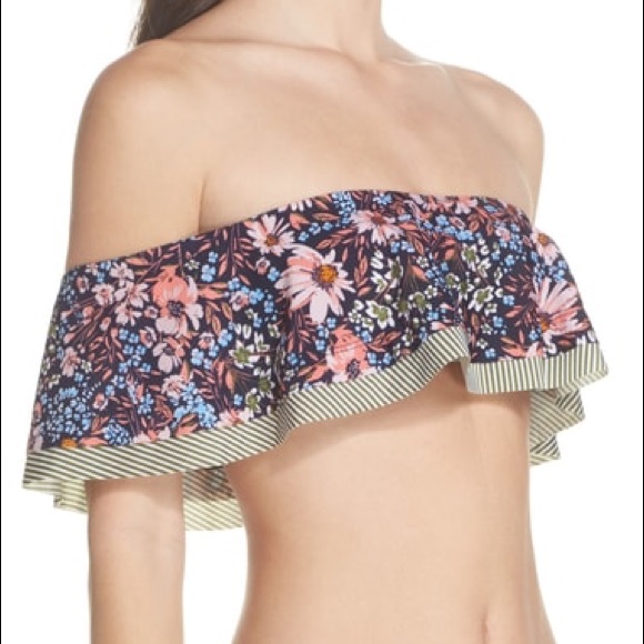 BCA – Enchanted Print Off the Shoulder Bikini Top - Picture 5 of 6